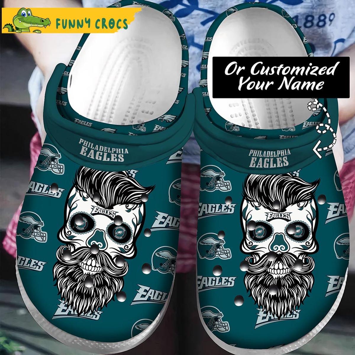 Customized Football Nfl Philadelphia Eagles Crocs Classic