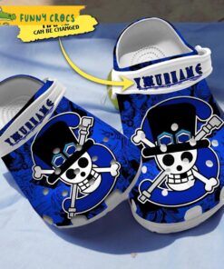 Customized One Piece Skull Crocs Sandals