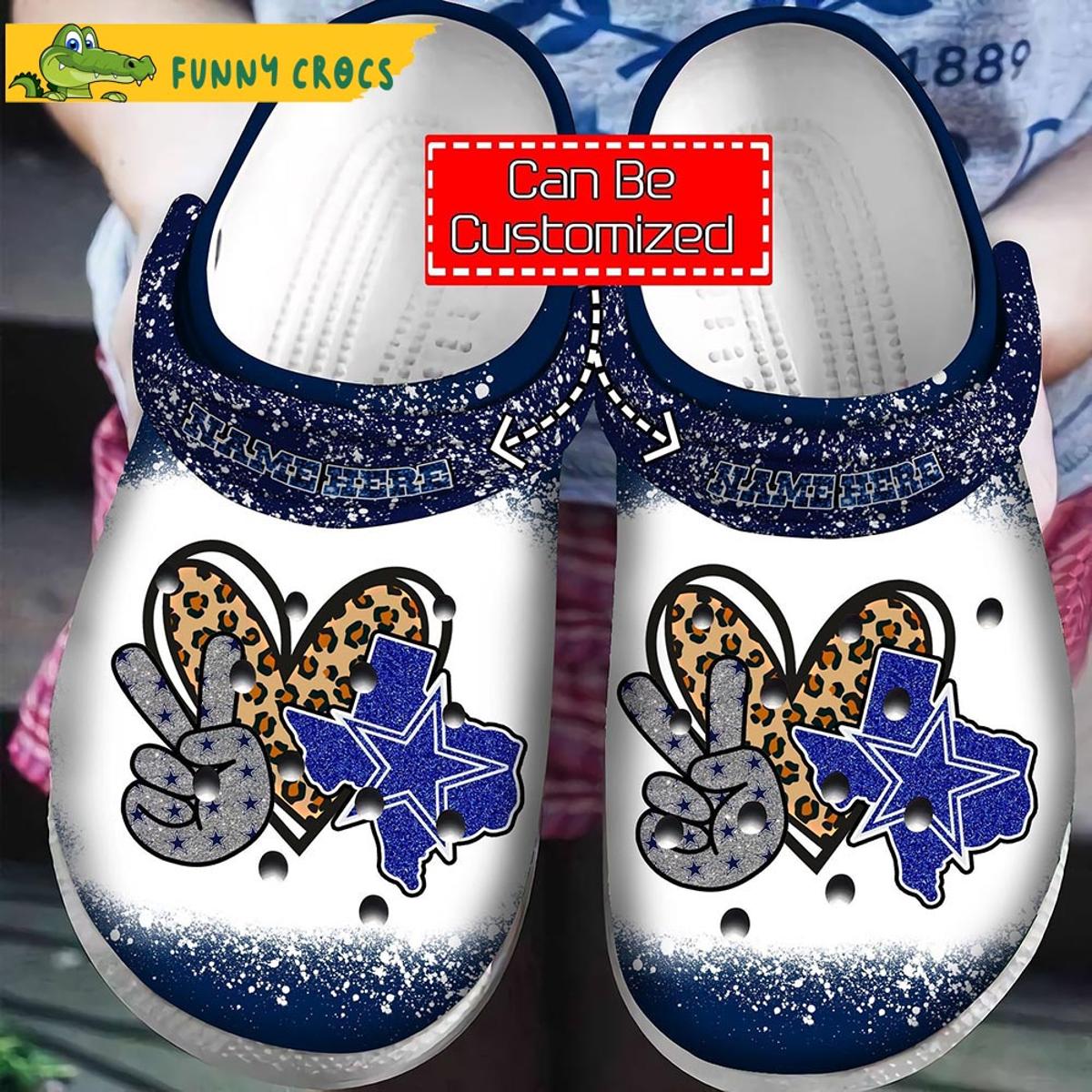 Customized Dallas Cowboys Crocs Classic