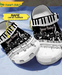 Customized Piano Music Gifts Crocs Slippers