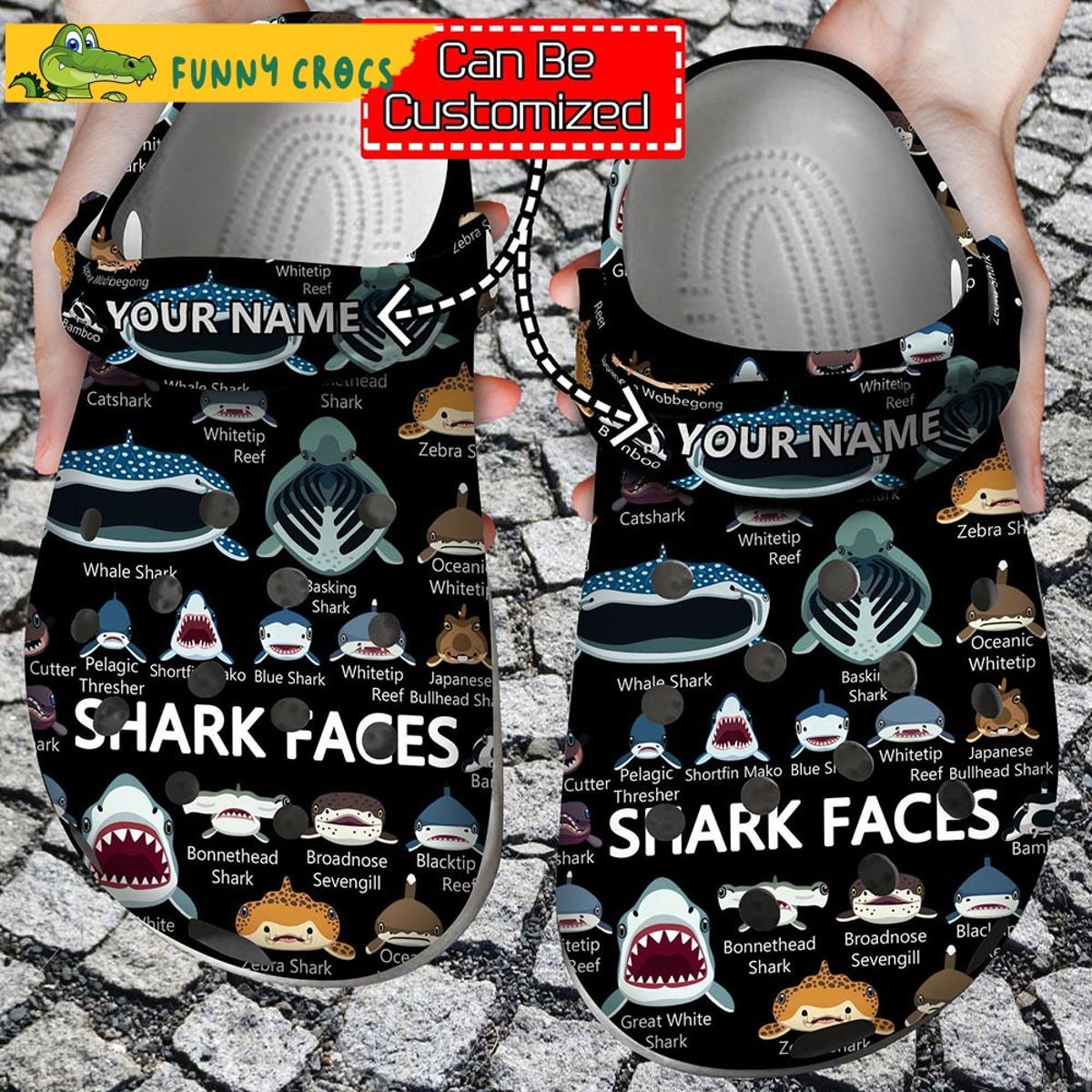 Customized Shark Crocs Clog Shoes