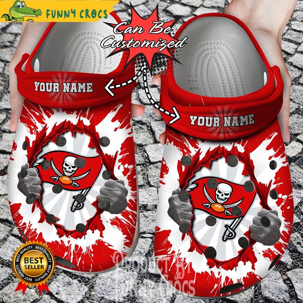 Customized Tampa Bay Buccaneers Crocs Shoes