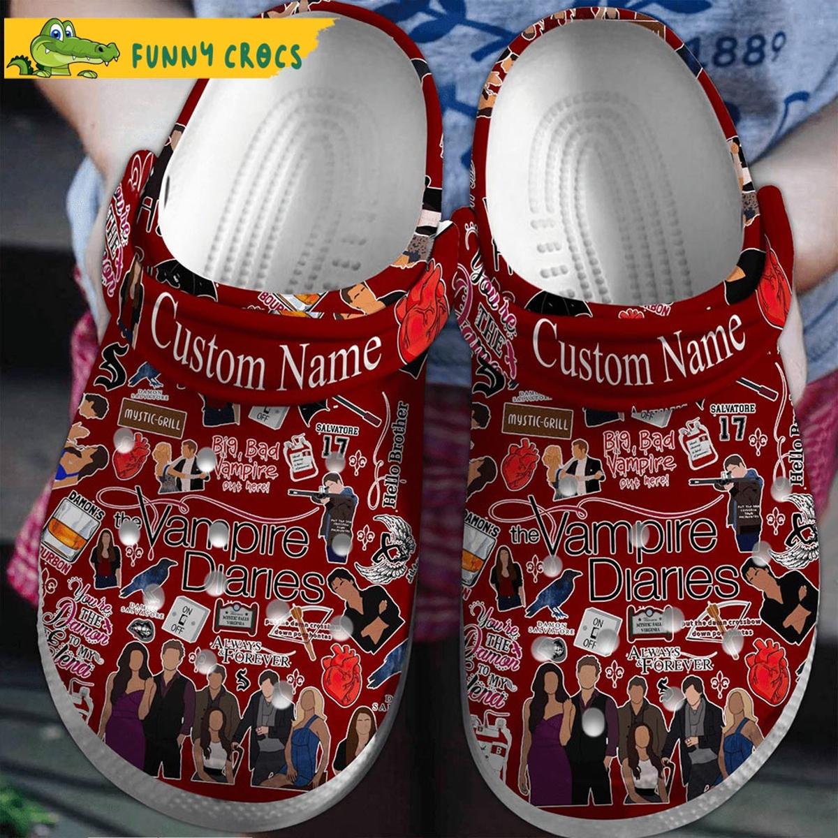 Custom Name The Vampire Diaries Movie Crocs Clogs