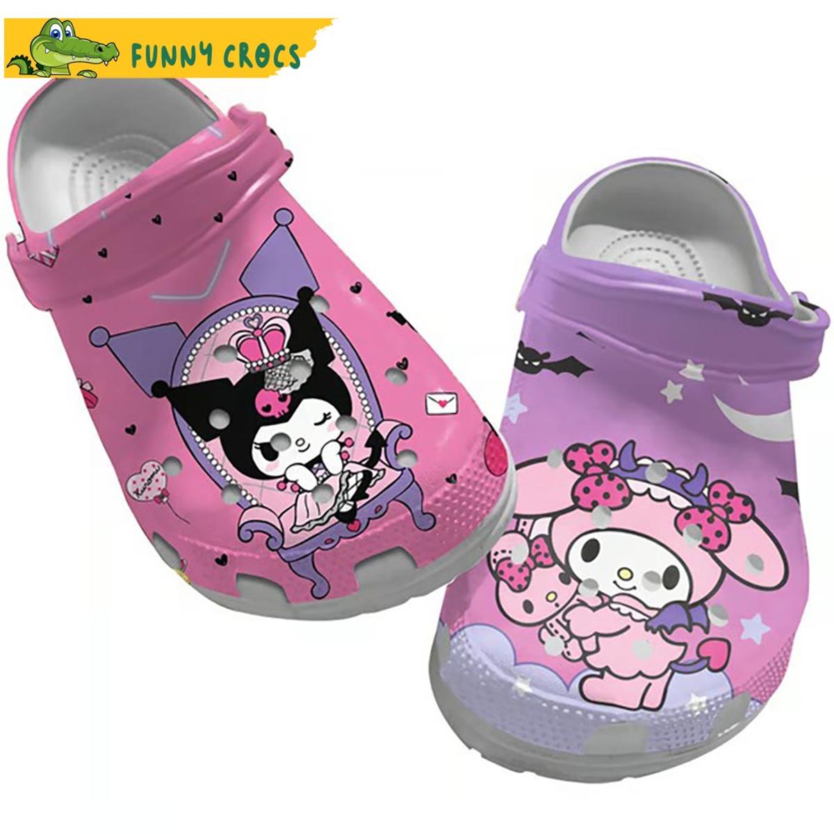 Anime Hello Kitty Pattern Crocs Clog Slippers