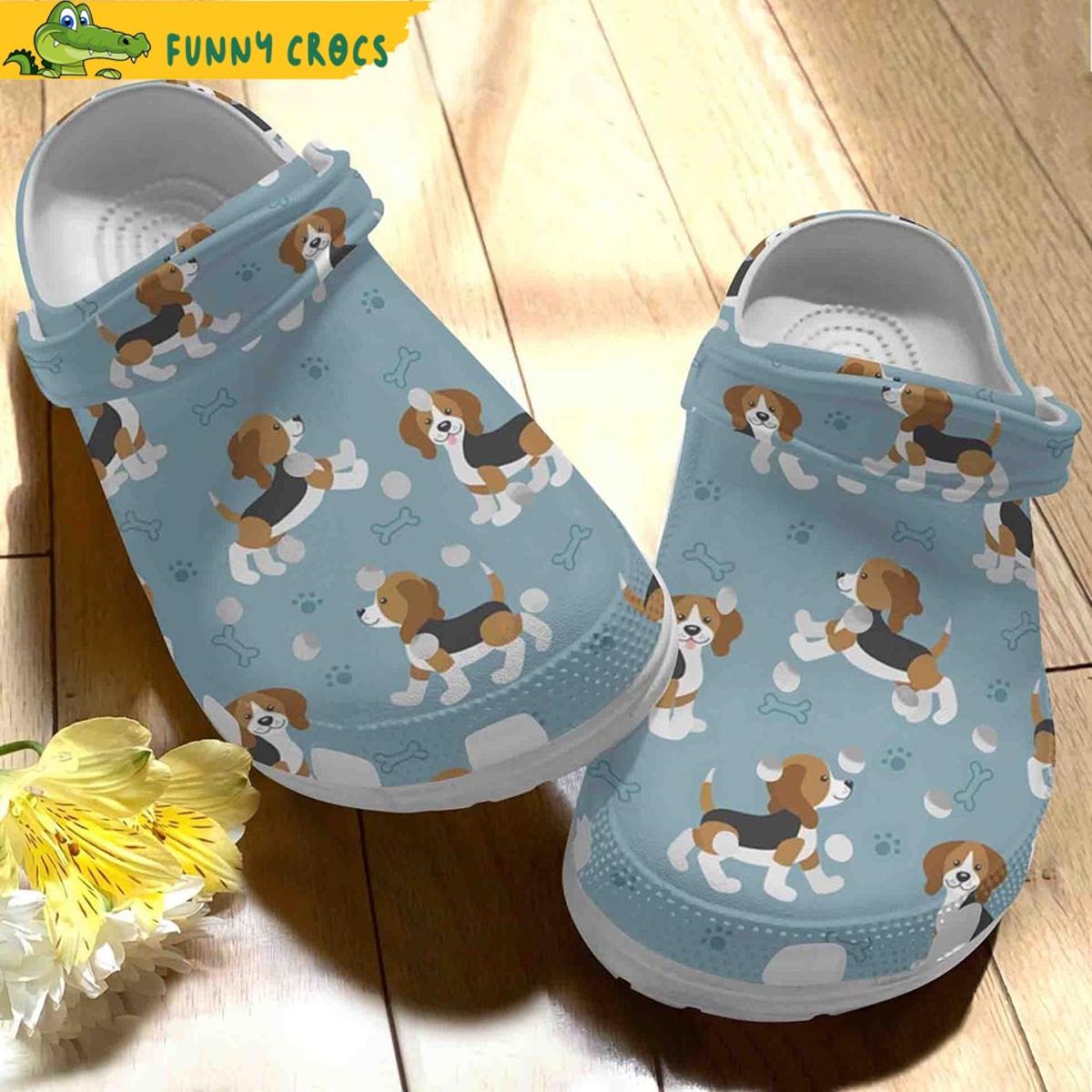 Cute Pattern Beagle Crocs Shoes