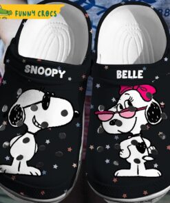 Cute Belle And Snoopy Crocs Classic