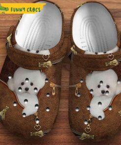 Cute Bichon Dog Croc Shoes