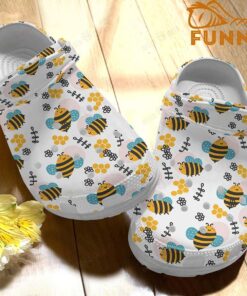 Cute Bumblebee Yellow Crocs Shoes