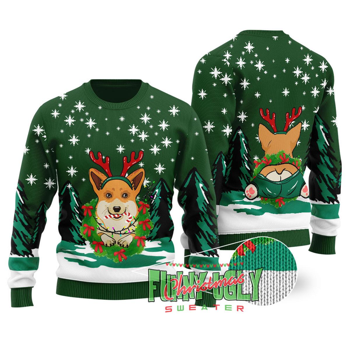 Corgi Christmas Sweater