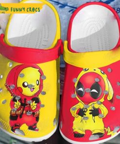 Cute Deadpool And Pikachu Crocs Classic