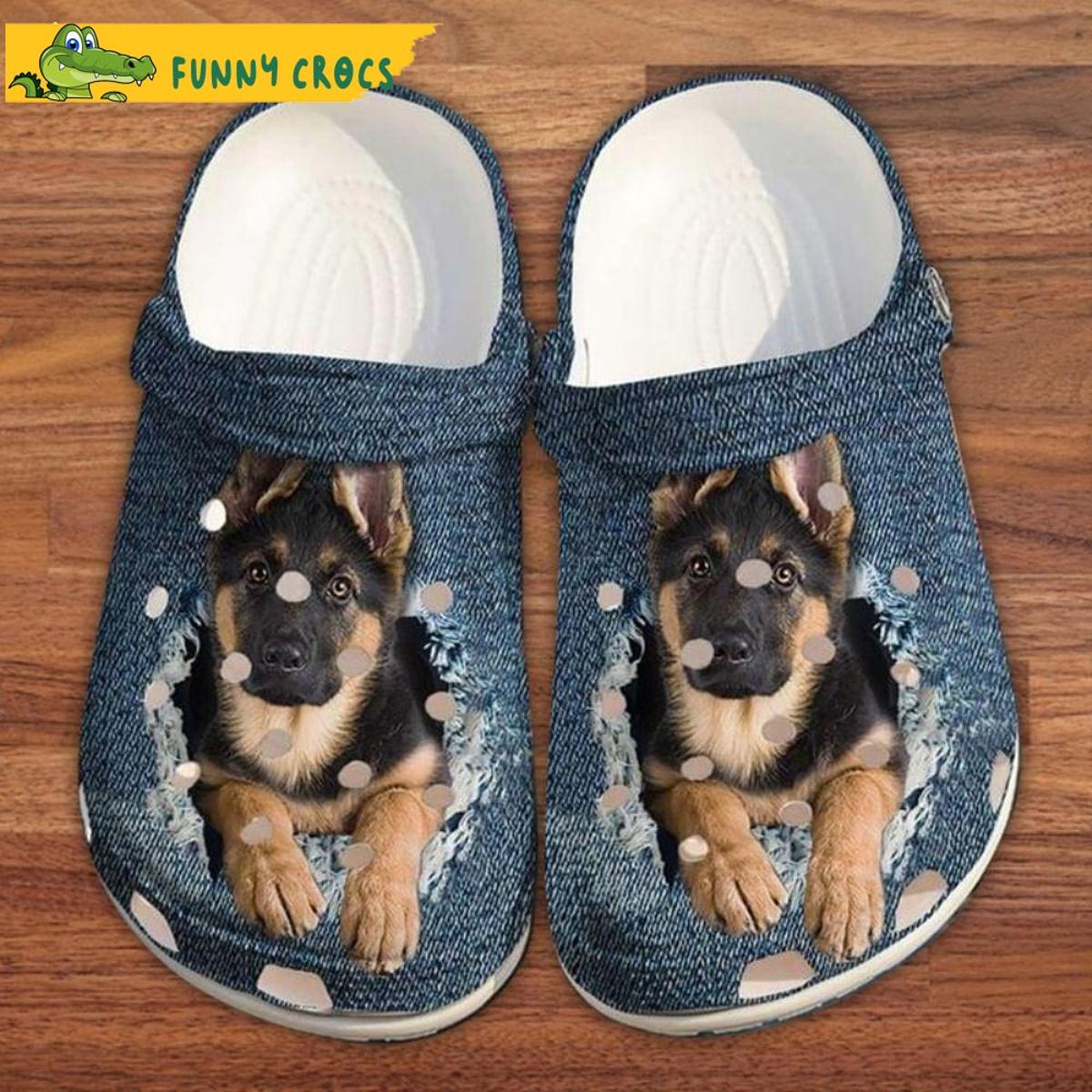 Funny German Shepherd Dog Crocs Shoes