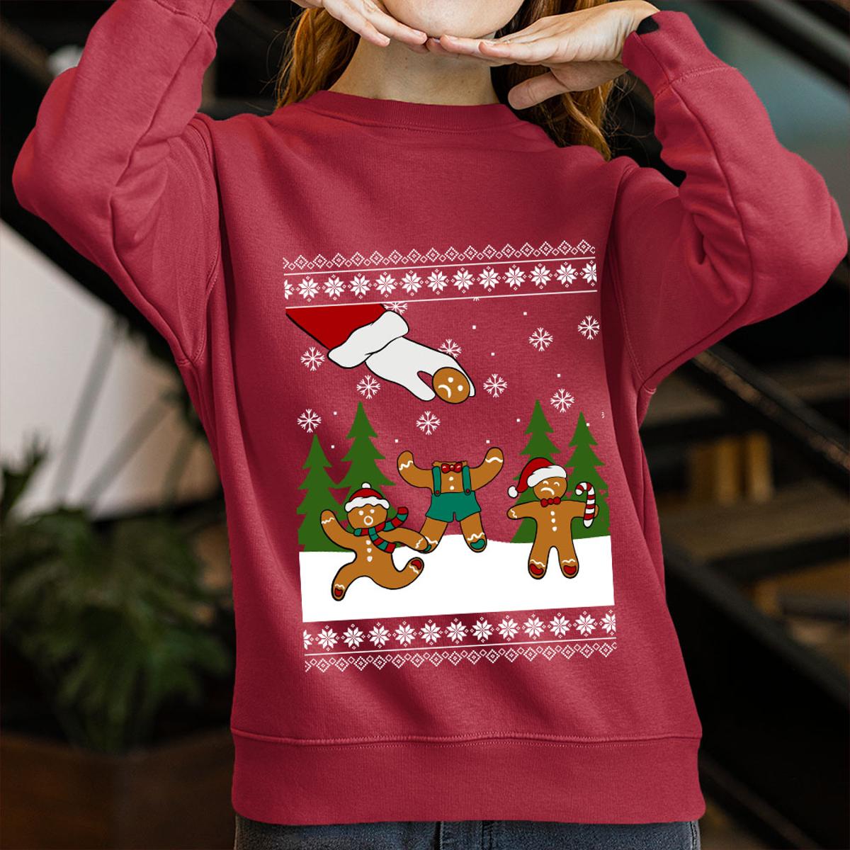 Oh Snap Gingerbread Ugly Sweater