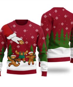 Cute Gingerbread Mens Ugly Sweaters