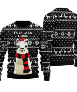 Cute Llama Christmas Sweater