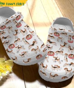 Cute Pattern Beagle Crocs Shoes