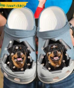 Cute Rottweiler Lovers Only My Dog Crocs Sandals