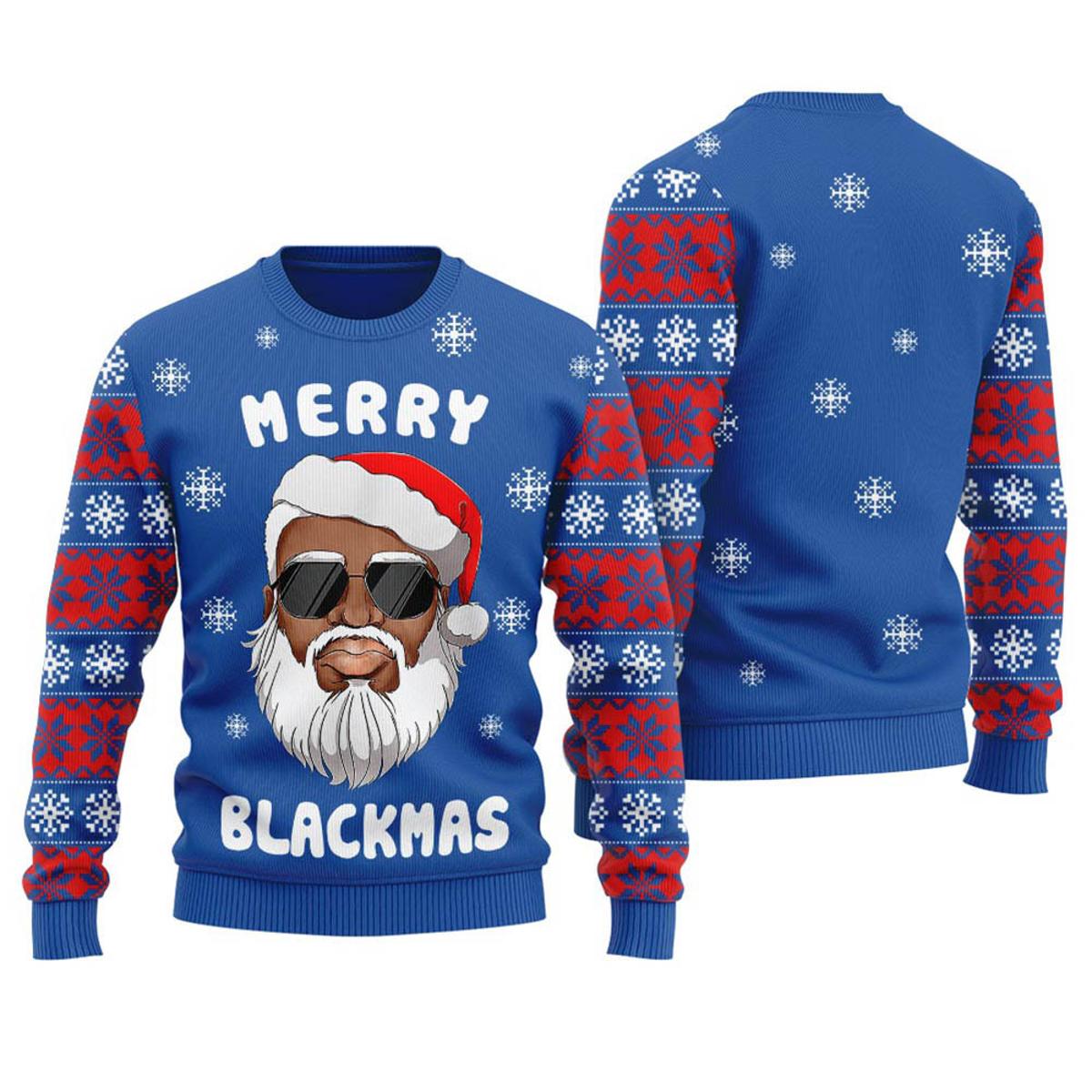 Cool Santa Merry Xmas Ugly Ugly Sweater