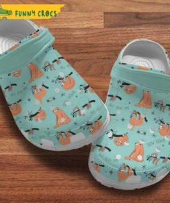 Cute Sloth Slow Downs Crocs Sandals