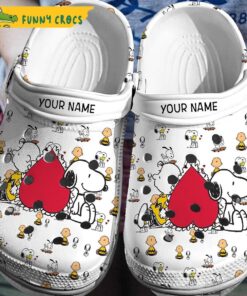 Cute Snoopy And Peanuts Crocs Clog