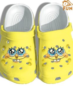 Cute Spongebob Smiley Face Crocs Clog