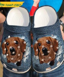 Dachshund Cute Face Dog Crocs Clog Shoes