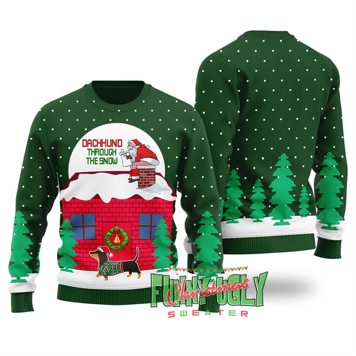 Sonic Mens Christmas Sweater