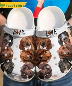 Dachshund Fan Club Cutes Dog Crocs Shoes