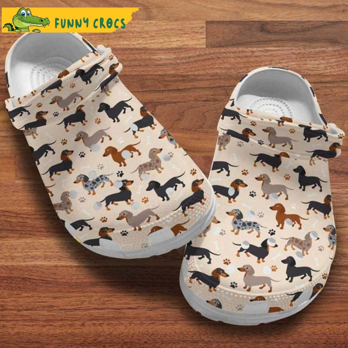 Dachshund Puppy Flowers Happy Mother’s Day Dog Crocs Shoes