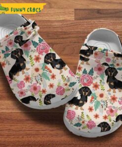 Customized Couple Dachshund Crocs Clog Shoes