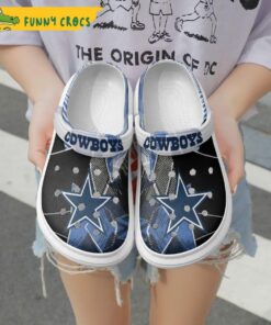 Dallas Cowboys Football Crocs Slippers
