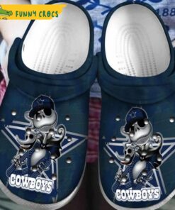 Dallas Cowboys Jack Skellington Pattern Crocs Shoes