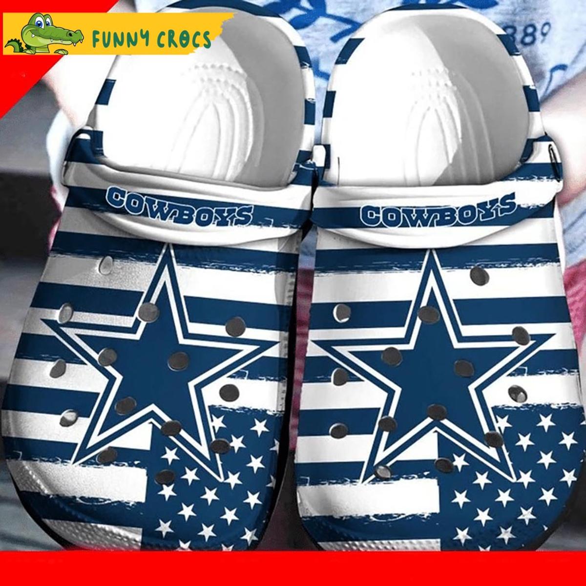 Dallas Cowboys Skull Crocs Shoes