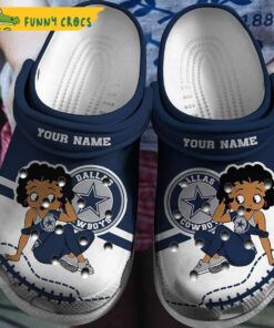 Dallas Cowboys Premium Betty Boop Crocs Classic