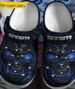 Dallas Cowboys Skull Crocs Shoes