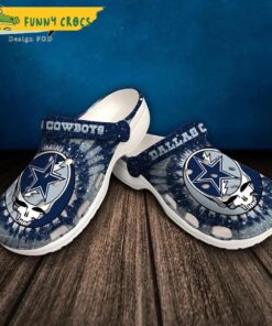 Dallas Cowboys Skull Pattern Crocs Classic