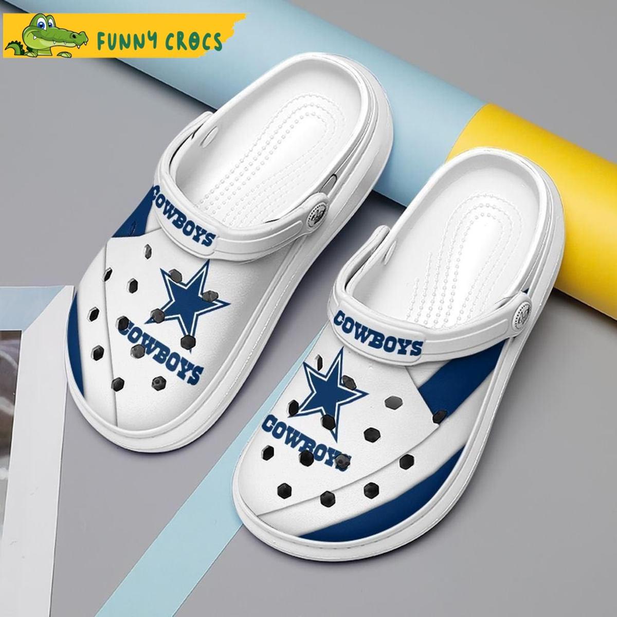 Dallas Cowboys Star Sky Pattern Crocs Clog Shoes