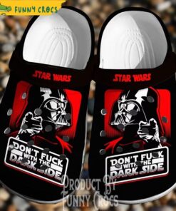 Customized Darth Vader Crocs Shoes