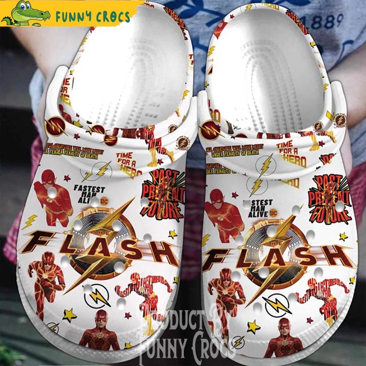 Dc The Flash Crocs Shoes