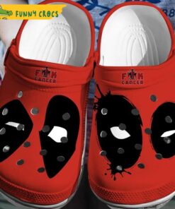 Deadpool Face Marvel Crocs Slippers