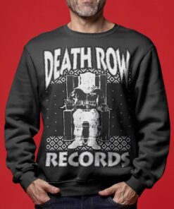 Death Row Records Christmas Sweater Mens