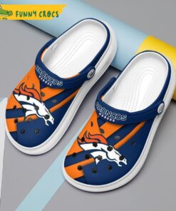 Denver Broncos Crocs Clog Shoes By Crocs Clog Shoes