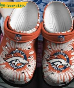 Denver Broncos Nfl Crocs Clog Shoes
