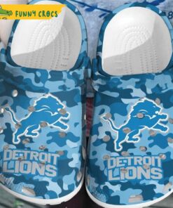Detroit Lions Nfl Crocs Shoes