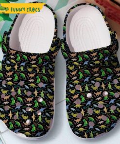 Dinosaur Collection Pattern Jurassic Park Crocs Clog Slippers