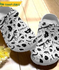 Dinosaur Skeletons And Fossils Jurassic Park Crocs Slippers