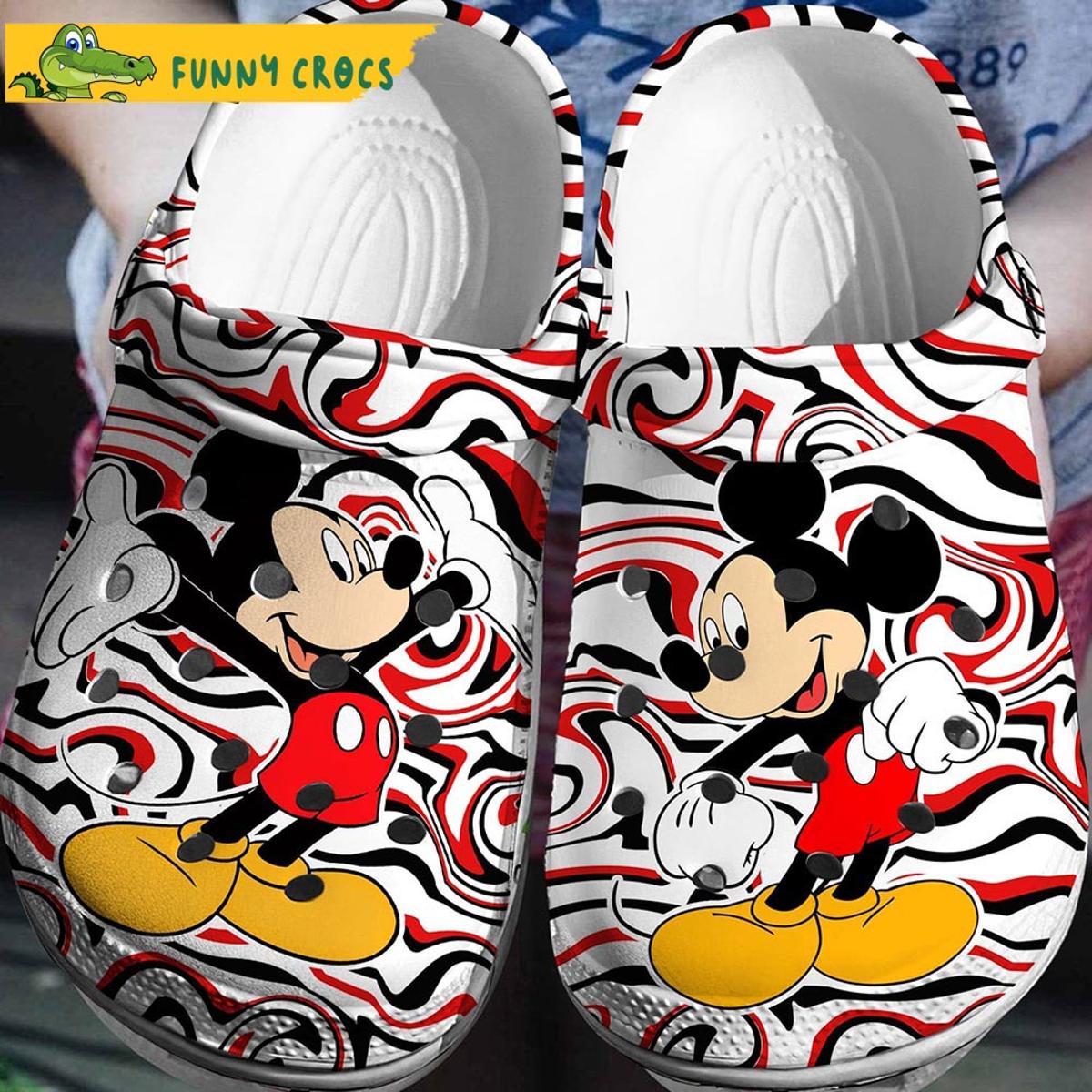 3d Mickey Mouse Fans Disney Crocs Sandals
