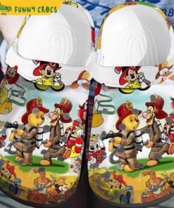 Disney Characters Firefighter Winnie The Pooh Crocs Classic