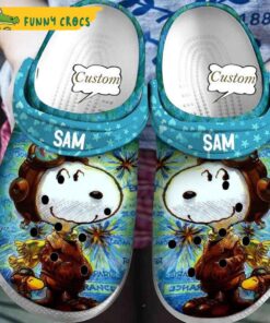 Disney Custom Pilot Snoopy Crocs Shoes