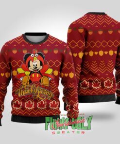 Disney Mickey Thanksgiving Ugly Sweater