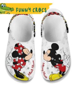 Disney Mine Mouse Kiss Mickey Mouse Crocs Slippers